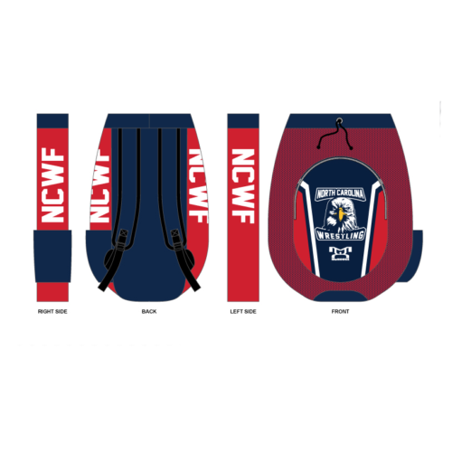 North Carolina Wrestling Factory Sublimated Custom Gear Bag