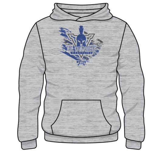 Elite Force Custom Sublimated Decal Grey Hoodie