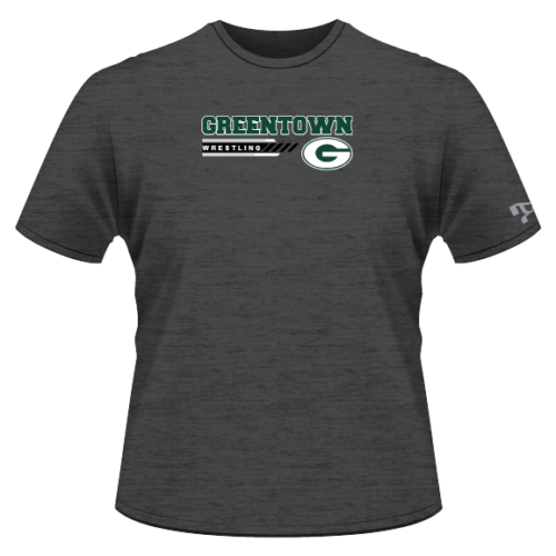 Greentown Wrestling  Custom Heat Press T Shirt
