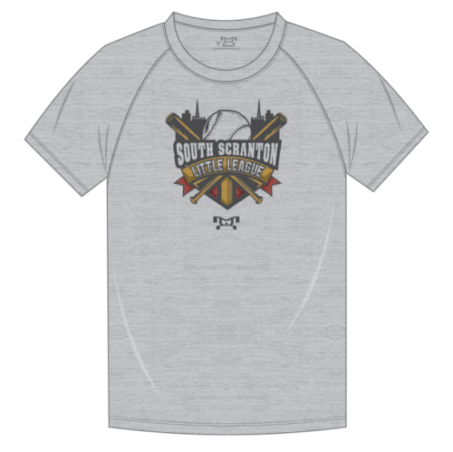 South Scranton Little League Baseball Custom Sublimated Decal T Shirt