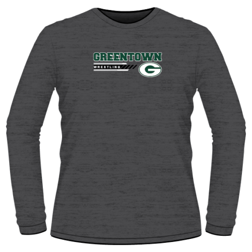 Greentown Wrestling Custom Heat Press Long Sleeve