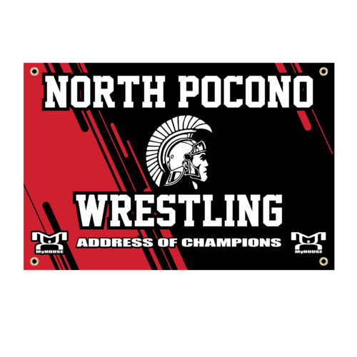 North Pocono Youth   Custom Team Banner  