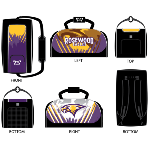 Rosewood Wrestling Club Custom Conversion Duffel Bag