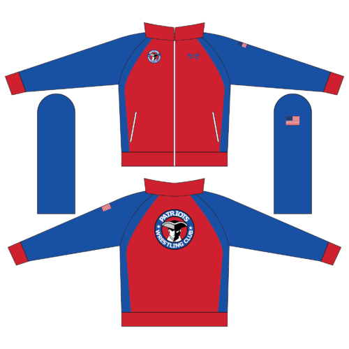Patriots Wrestling Club Custom Full Zip
