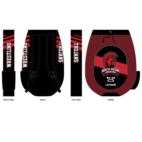 North Pocono Youth   Sublimated Custom Gear Bag