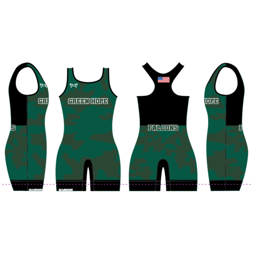 Green Hope High School Custom Camo Women's Singlet