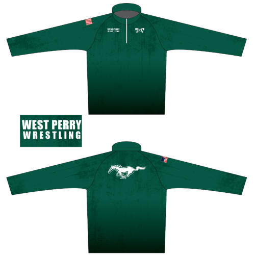 West Perry Mustangs  Custom Intrepid 1/4 Zip