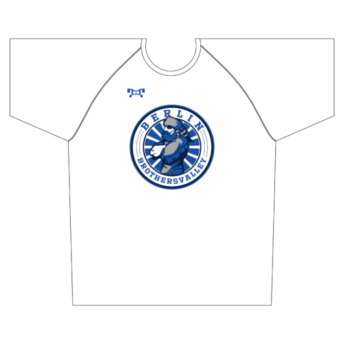 Berlin Brothersvalley Sublimated White Dri-Fit T-Shirt