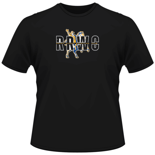Roosevelt HS Custom Black Heat Press T Shirt