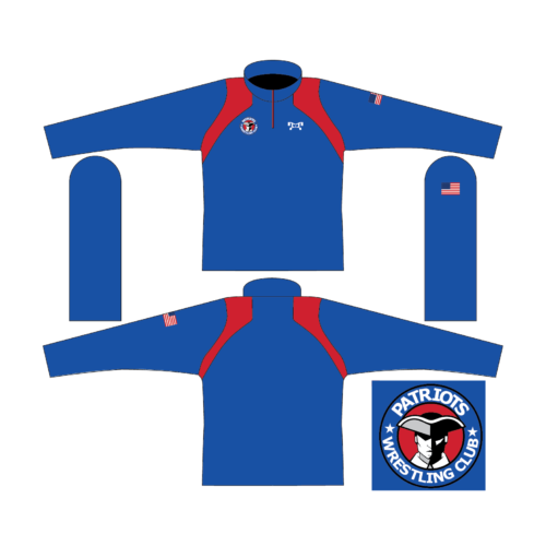 Patriots Wrestling Club Custom Quarter Zip
