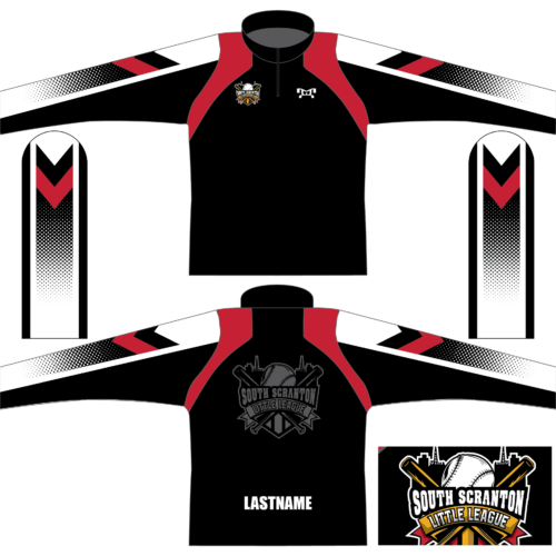 South Scranton Little League Baseball Custom Quarter Zip