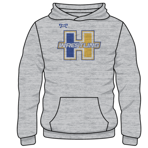 Humboldt Custom Sublimated Decal Grey Hoodie