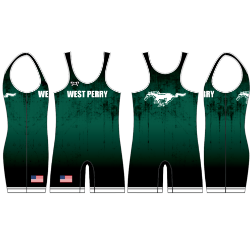 West Perry Mustangs Custom Singlet