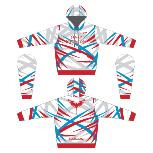 Phoenix Wrestling Club Custom Sublimated Hoodie