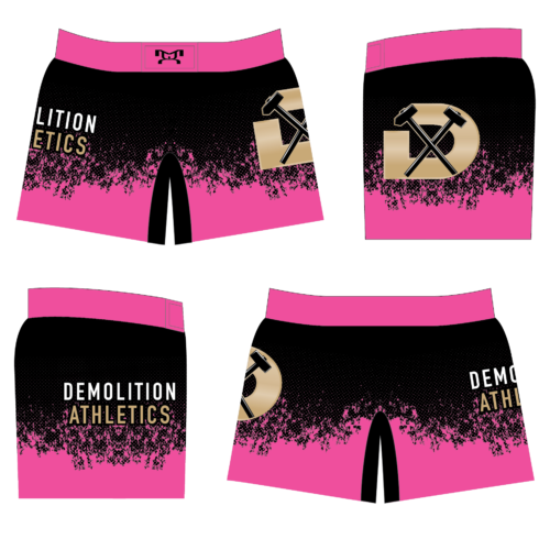 DEMOLITION ATHLETICS  Women's Custom Fight Shorts