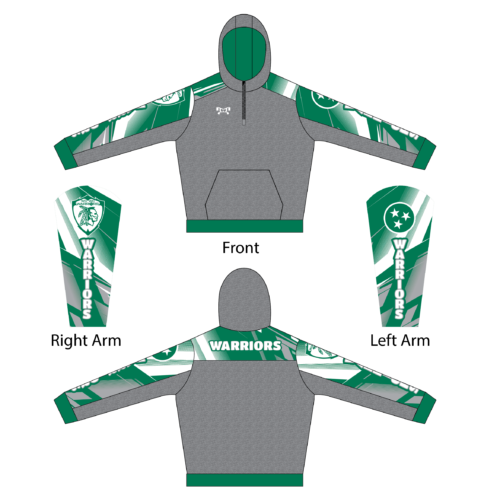 Williamson County Wrestling Club  Custom Quarter Zip Hoodie