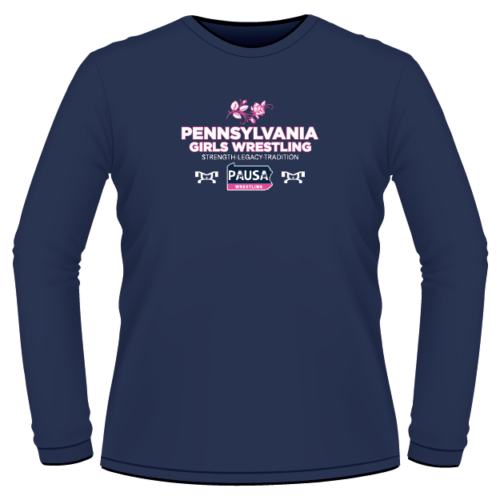 PAUSAW 2023 GIRLS MYHOUSE NAVY LONG SLEEVE POLY DECAL
