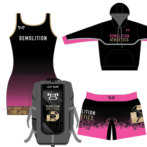 DEMOLITION ATHLETICS Women's Bundle With Gear Bag