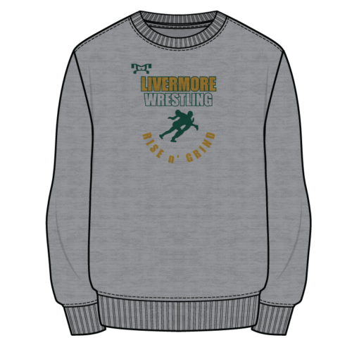 Livermore Sublimated Decal Grey Crewneck  2023
