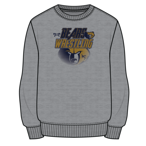 Rifle Sublimated Decal Grey Crewneck