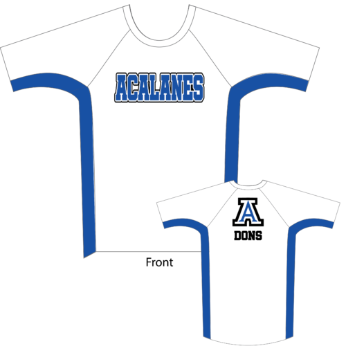 Acalanes High School Custom White Compression Shirt