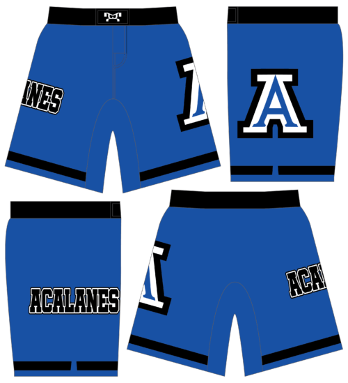 Acalanes High School ROYAL Custom Fight Shorts