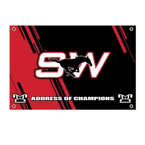 South Western Mustangs Custom Team Banner