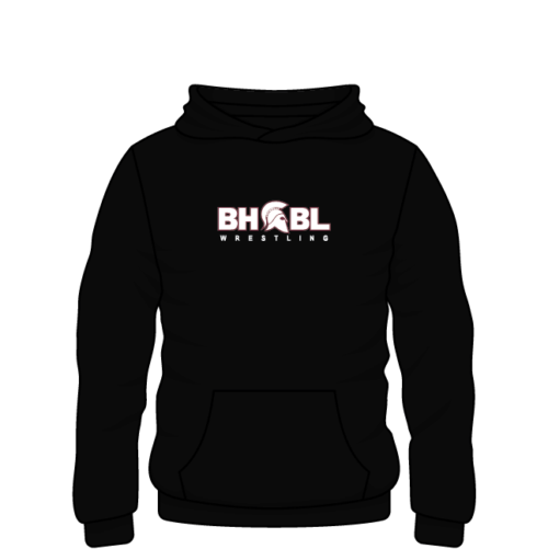 BH-BL Wrestling Custom Black Hoodie