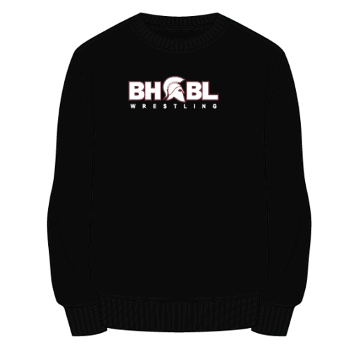 BH-BL Wrestling Custom Black Crew-Neck