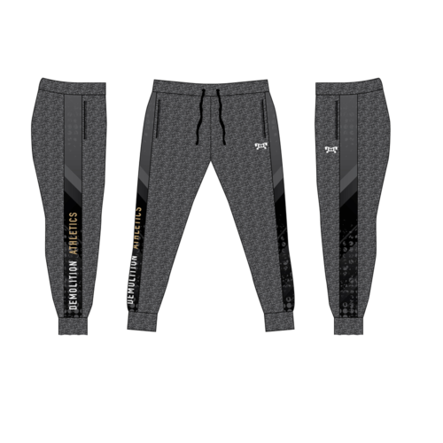 Demolition Athletics Custom Joggers  (Heathered fabric may vary in color & texture)