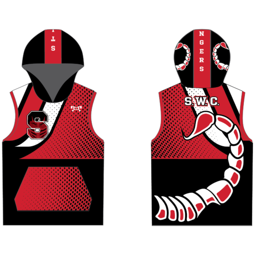 Stingers Wrestling Club Sleeveless Sublimated Hoodie