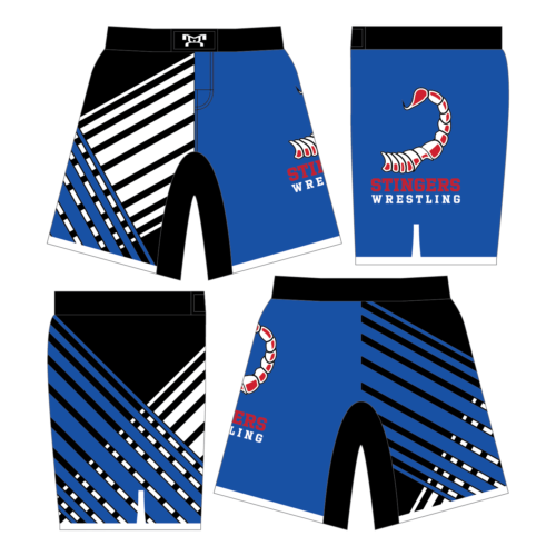 Stingers Wrestling Club Royal Custom Fight Shorts 2023