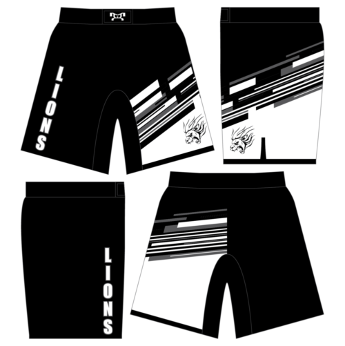 Lions Den Wrestling Club Custom Fight Shorts