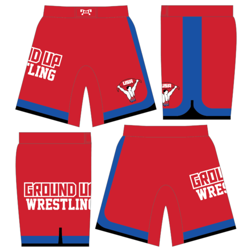 Ground Up Wrestling NEW MFN315-Men’s Micropeach Fight Short