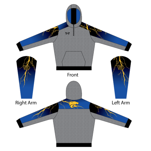 Humboldt Girls Custom Quarter Zip Hoodie