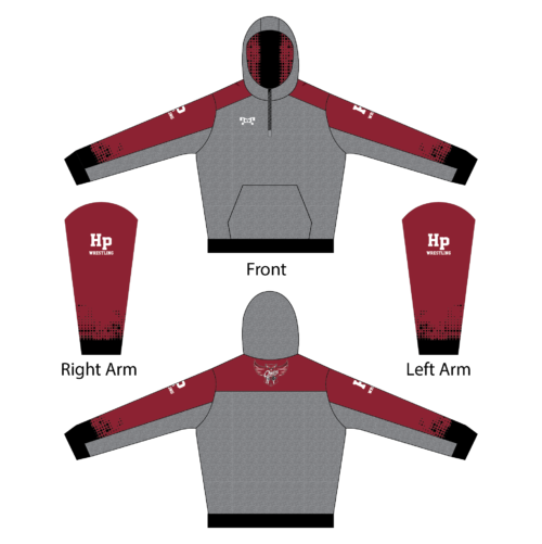 Highland Park High School Custom Quarter Zip Hoodie