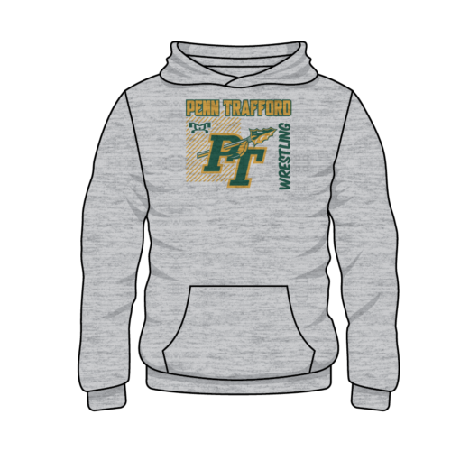 Penn Trafford Custom Sublimated Decal Grey Hoodie 2023