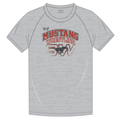 South Western Mustangs  Custom Sublimated Decal T Shirt