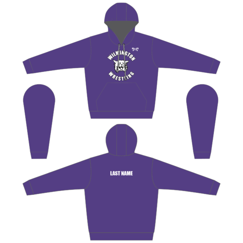 Wilmington Wrestling Club Sublimated  Hoodie