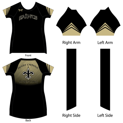 Berks Catholic Custom Womens Compression Shirt HS