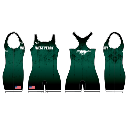West Perry Mustangs Custom Women's Singlet