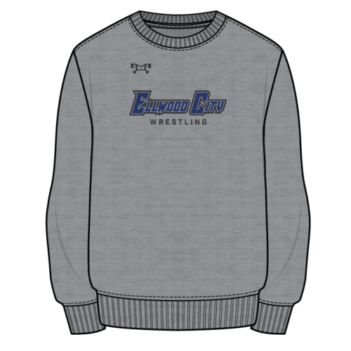 Ellwood City  Sublimated Decal Grey Crewneck