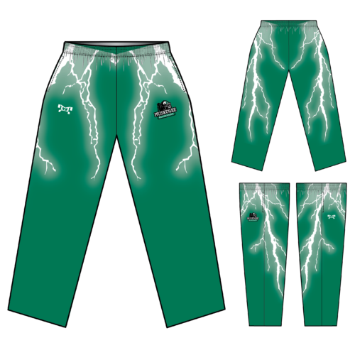 Muskogee Roughers White Lighting Athletic Pants