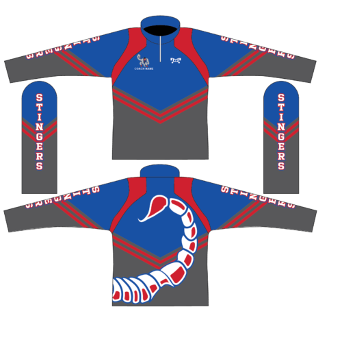 Stingers Wrestling Club  Men's Quarter Zip 2023