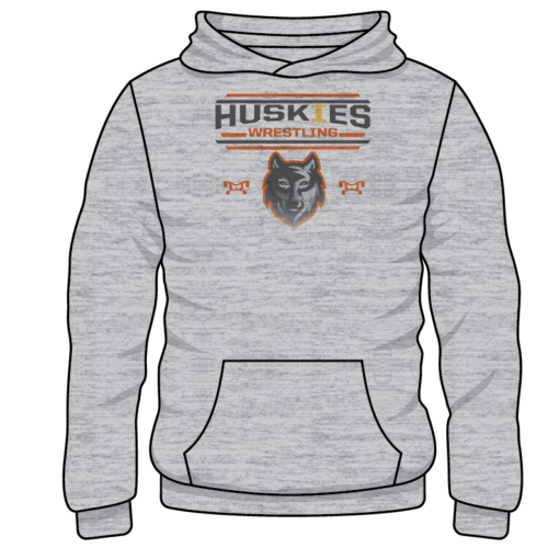 Harbor Creek HS  Custom Sublimated Decal Grey Hoodie