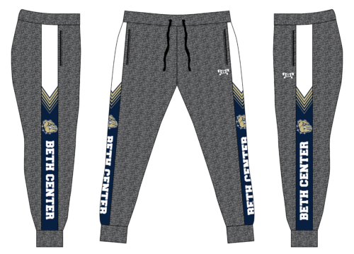 Beth Center Custom Joggers    (Heathered fabric may vary in color & texture)