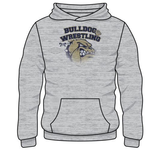 Beth Center Custom Sublimated Decal  Grey Hoodie