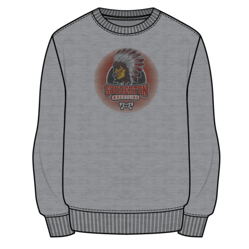Souderton Wrestling Sublimated Decal Grey Crewneck