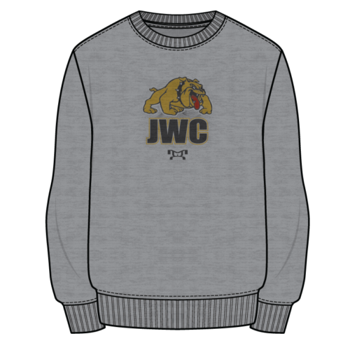 JWC Sublimated Decal Grey Crewneck