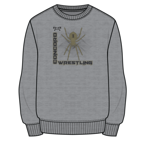 Concord HS Sublimated Decal Grey Crewneck